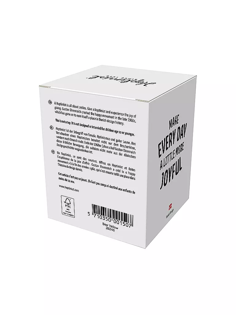 HOPTIMIST | Figurine décorative Abeille 6,8cm Jaune | Jaune