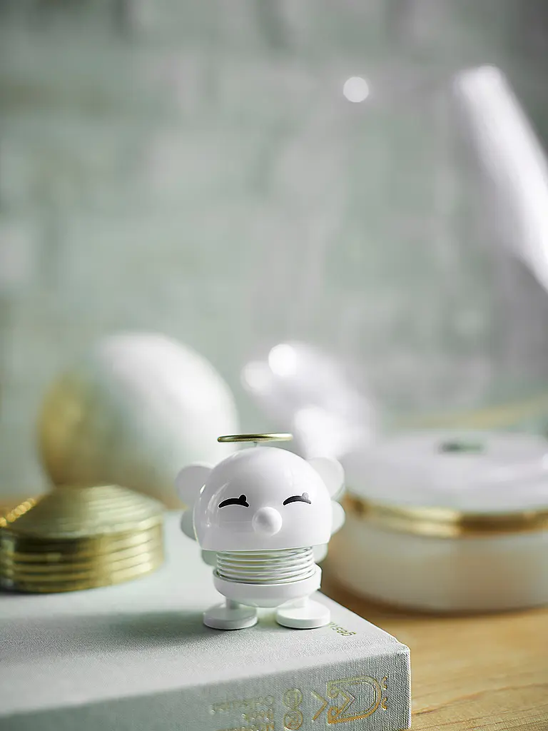 HOPTIMIST | Figurine décorative Angel Bimble 7,1cm Blanc | weiss