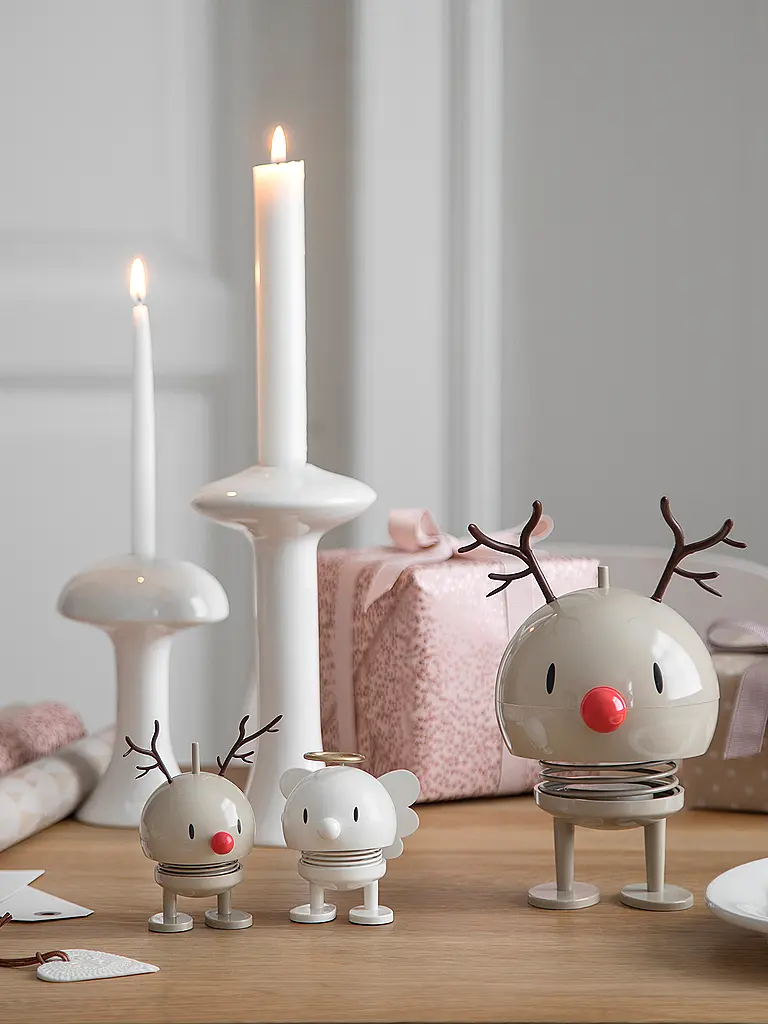 HOPTIMIST | Figurine décorative Angel Bumble 7,5cm Blanc | 