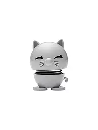 HOPTIMIST | Figurine décorative Chat 7,3cm Gris clair | Gris clair
