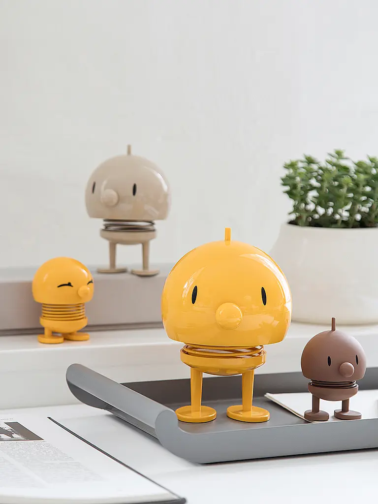 HOPTIMIST | Figurine décorative Classic Bumble 10,5cm Latte | Camel