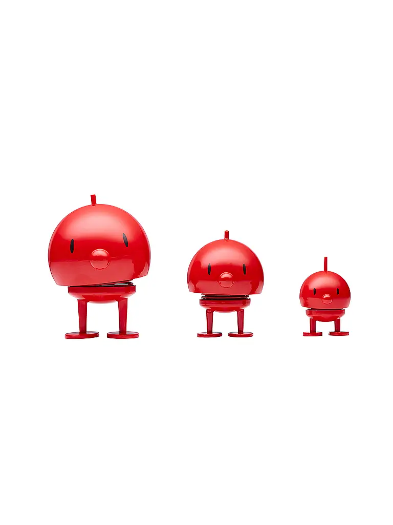 HOPTIMIST | Figurine décorative Classic Bumble 10,5cm Rouge | 