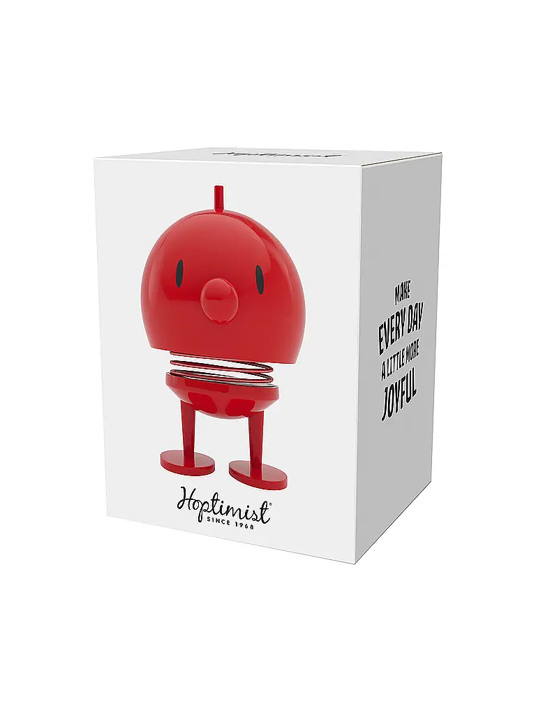 HOPTIMIST | Figurine décorative Classic Bumble 10,5cm Rouge | 