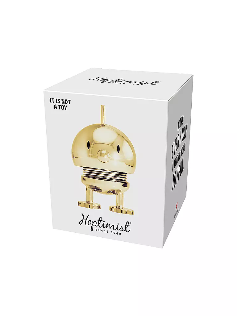 HOPTIMIST | Figurine décorative Classic Bumble 7,6cm Or | Or