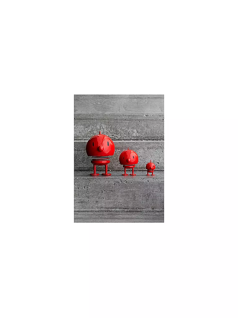 HOPTIMIST | Figurine décorative Classic Bumble 7,6cm Rouge | Rouge