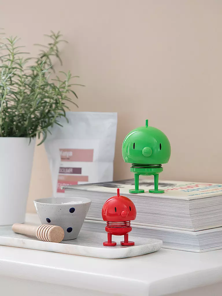 HOPTIMIST | Figurine décorative Classic Bumble 7,6cm Rouge | Rouge