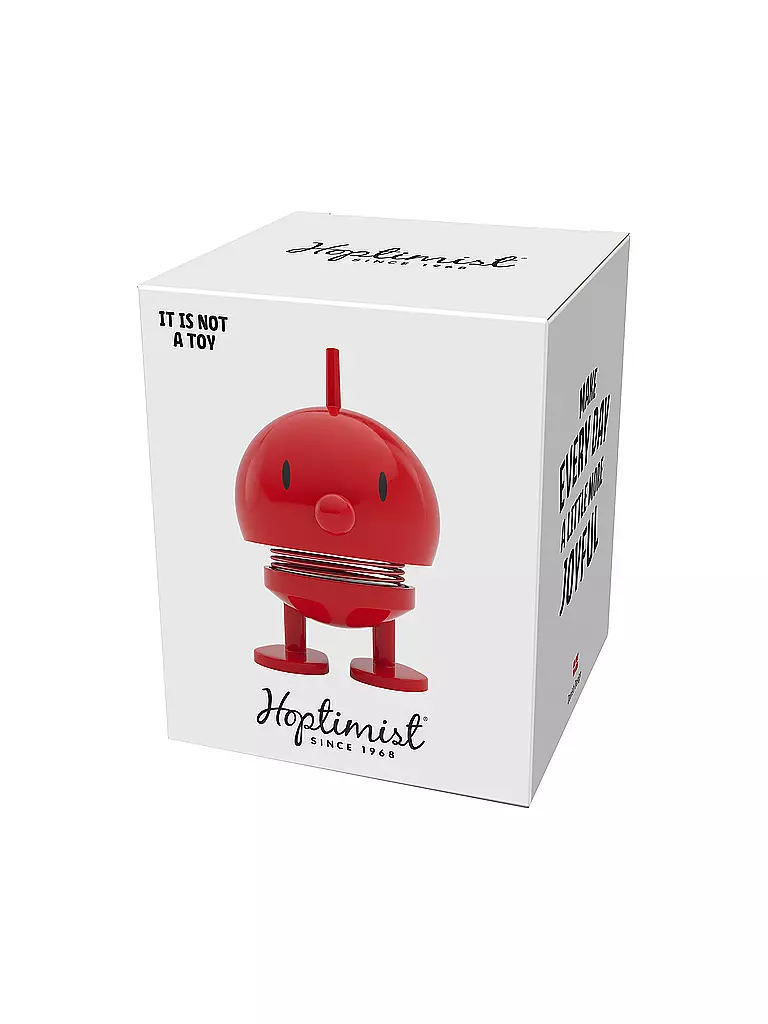 HOPTIMIST | Figurine décorative Classic Bumble 7,6cm Rouge | Rouge