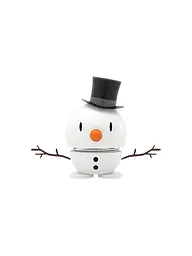 HOPTIMIST | Figurine décorative Classic Bumble Bonhomme de neige 7,8cm Blanc | Blanc