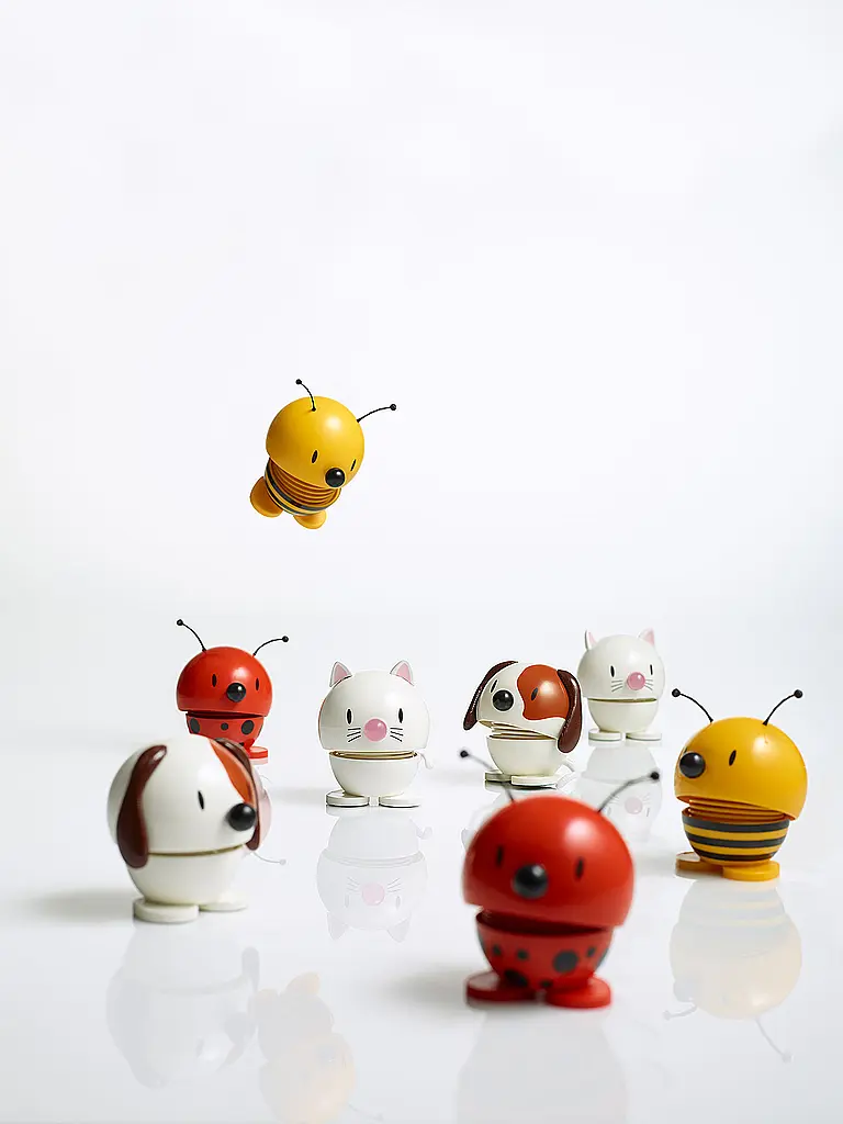 HOPTIMIST | Figurine décorative Coccinelle 6,8cm Rouge | 