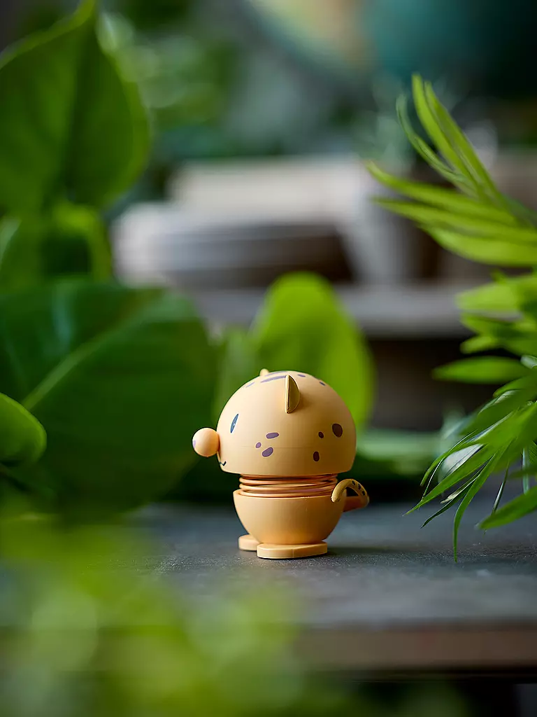 HOPTIMIST | Figurine décorative Léopard Doux 7,6cm Jaune | 