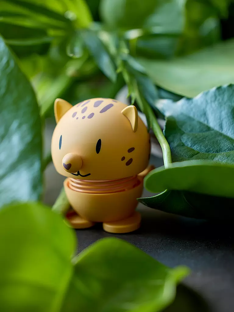 HOPTIMIST | Figurine décorative Léopard Doux 7,6cm Jaune | 
