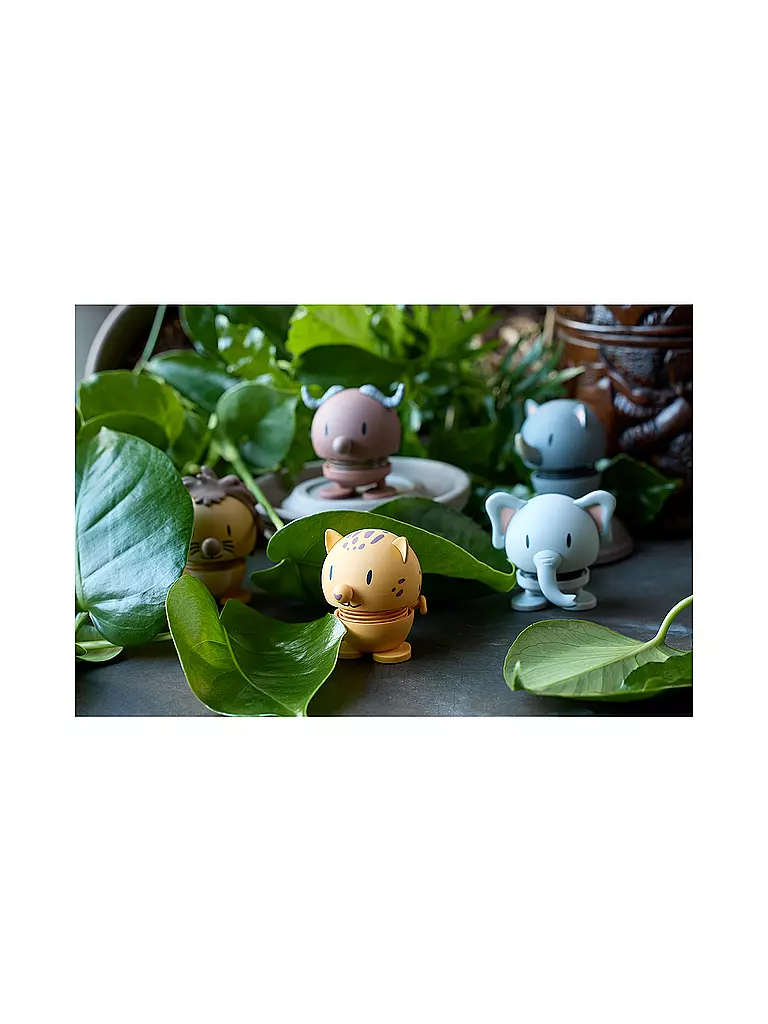HOPTIMIST | Figurine décorative Léopard Doux 7,6cm Jaune | 