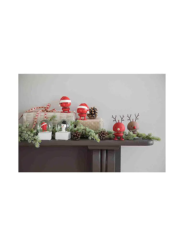 HOPTIMIST | Figurine décorative Renne Doux Bumble 9,5cm Berry | 