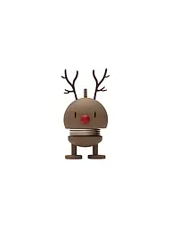 HOPTIMIST | Figurine décorative Renne Doux Bumble 9,5cm Chocolat | Camel