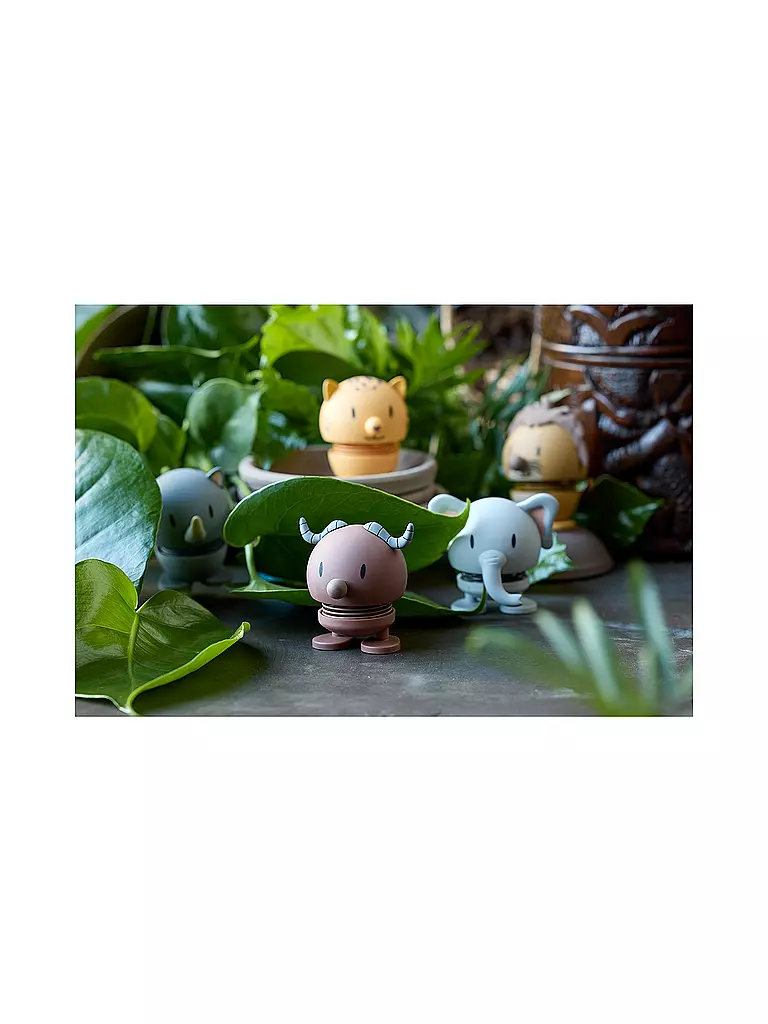 HOPTIMIST | Figurine décorative Soft Buffalo 7,6cm Marron | 