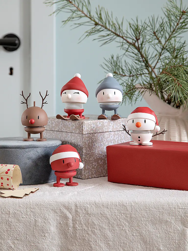 HOPTIMIST | Figurine décorative Soft Bumble Snowman 6,9cm | 