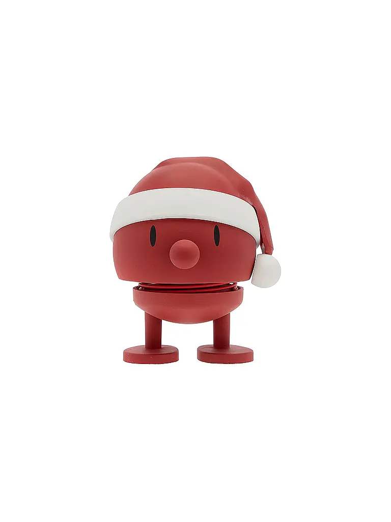 HOPTIMIST | Figurine décorative Soft Santa Bumble 7,2cm Rouge | Rouge