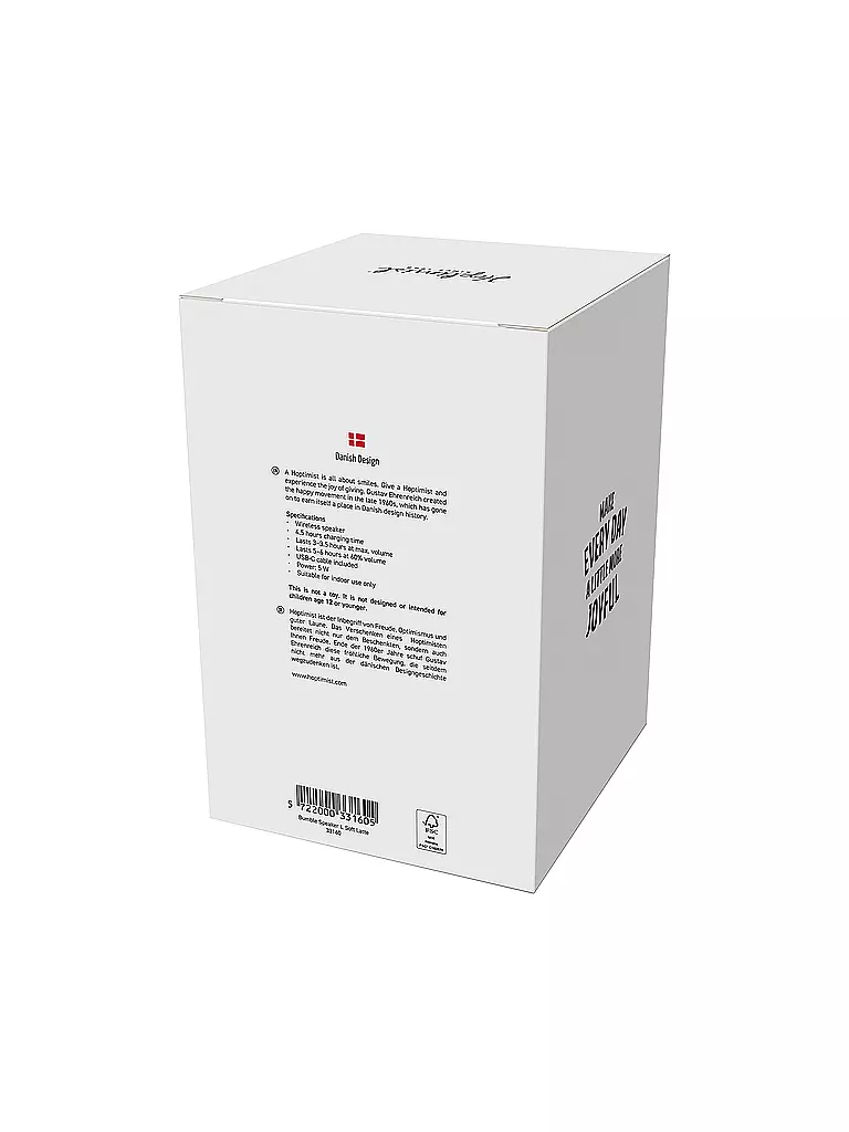 HOPTIMIST | Haut-parleur Soft Bumble Speaker 15cm Soft Latte | Camel