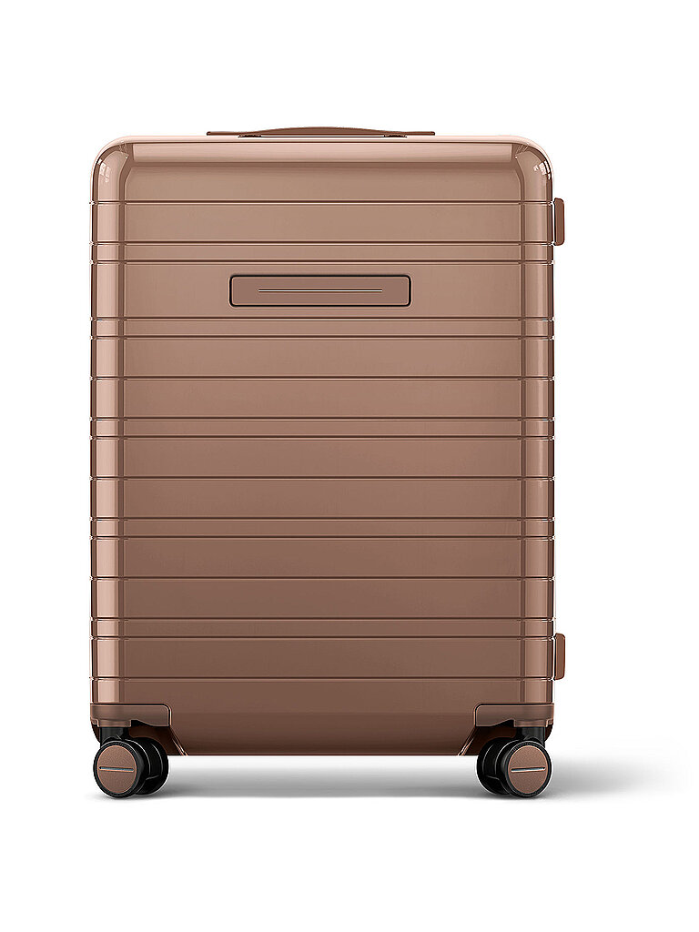Trolley H6 RE Valise cabine 64cm Glossy Mocha marron clair