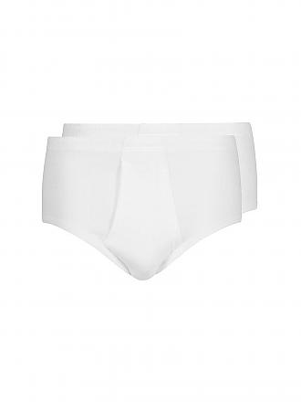 HUBER | Slip "Duo Line" lot de 2 (Blanc)