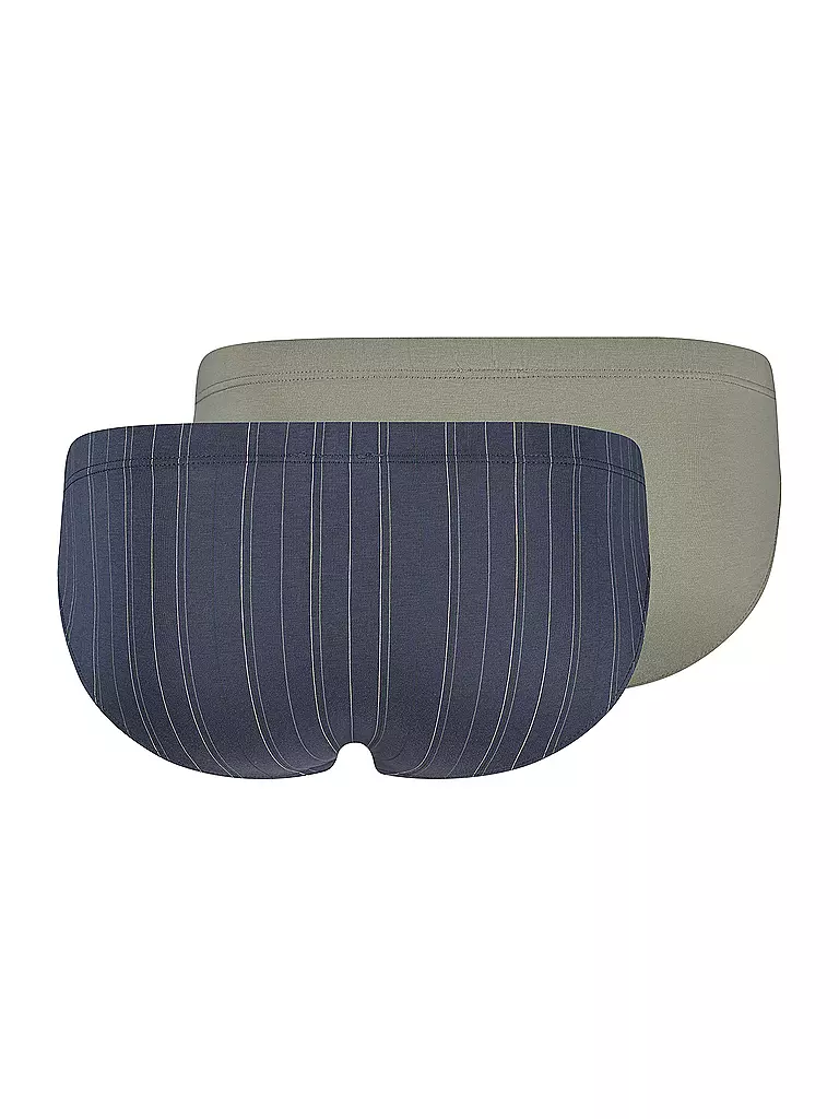 HUBER | Brasil Slip lot de 2 presque rayé | dunkelblau