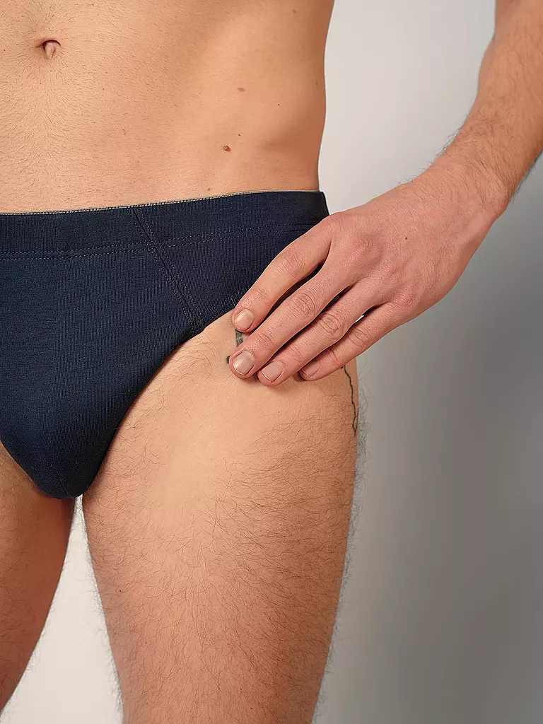 HUBER | Brasil Slip lot de 3 bleu noir sélection | blau