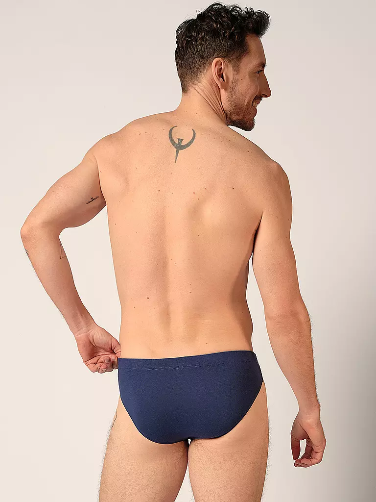 HUBER | Brasil Slip lot de 3 bleu noir sélection | blau