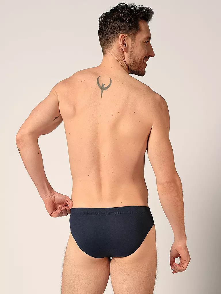HUBER | Brasil Slip lot de 3 bleu noir sélection | blau