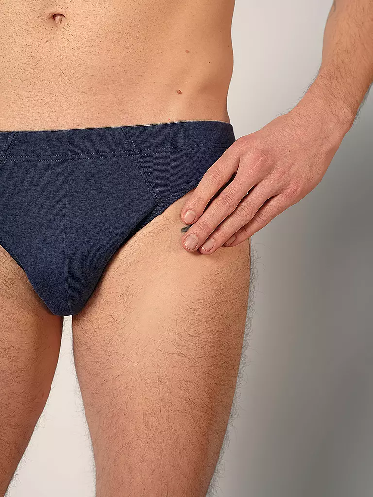 HUBER | Brasil Slip lot de 3 bleu noir sélection | blau