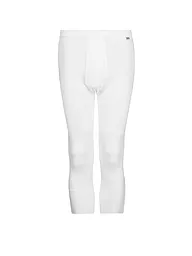 HUBER | Caleçon 3/4 avec ouverture "Comfort" (Marine) | Blanc