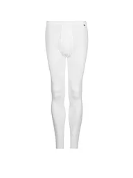 HUBER | Caleçon long avec ouverture "Comfort" (Marine) | Blanc