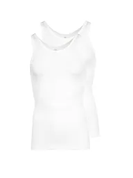 HUBER | Débardeur - Maillot de corps, lot de 2 | Blanc