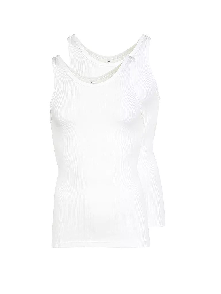 HUBER | Débardeur - Maillot de corps, lot de 2 | weiss