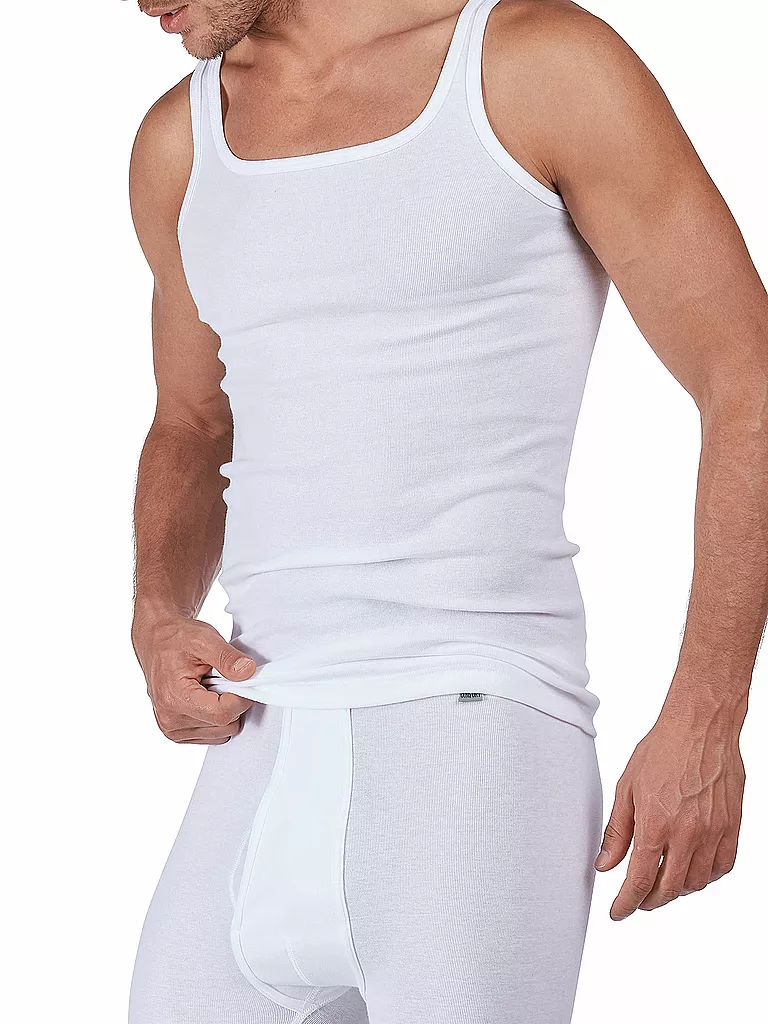 HUBER | Débardeur - Maillot de corps "Comfort" (Blanc) | Blanc