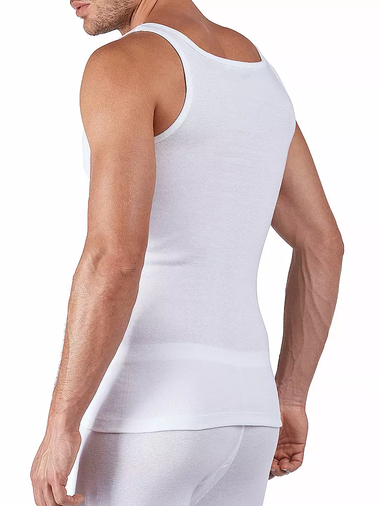 HUBER | Débardeur - Maillot de corps "Comfort" (Blanc) | 
