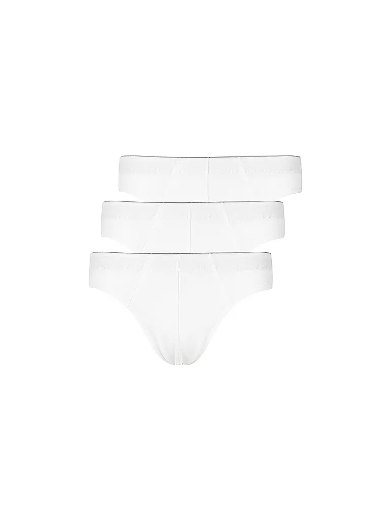 HUBER | Slip lot de 3 Just Comfort Blanc | weiss