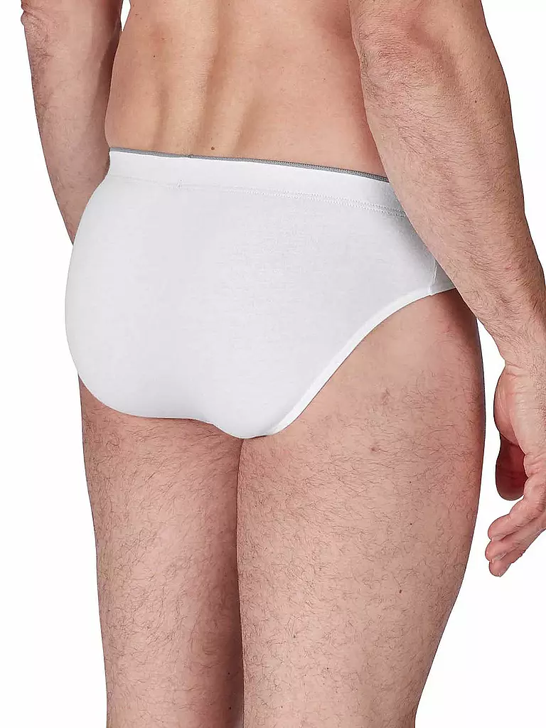 HUBER | Slip lot de 3 Just Comfort Blanc | weiss