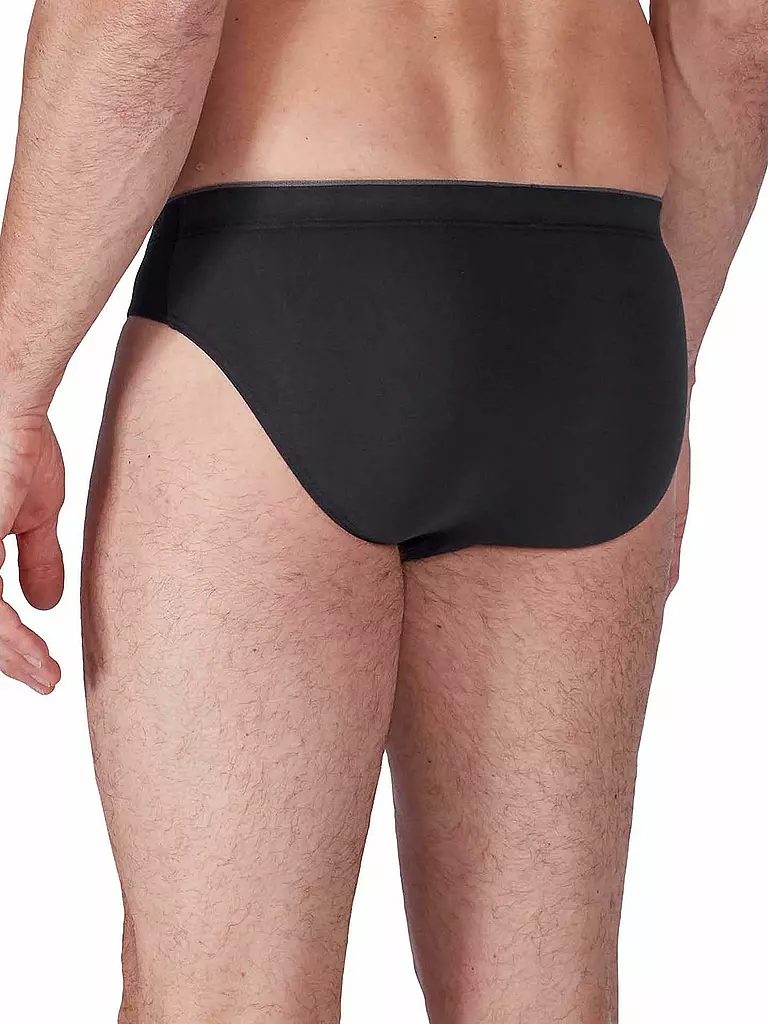 HUBER | Slip Lot de 3 Just Comfort Noir | 