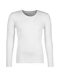 HUBER | T-shirt à manches longues "Comfort" (Marine) | Blanc