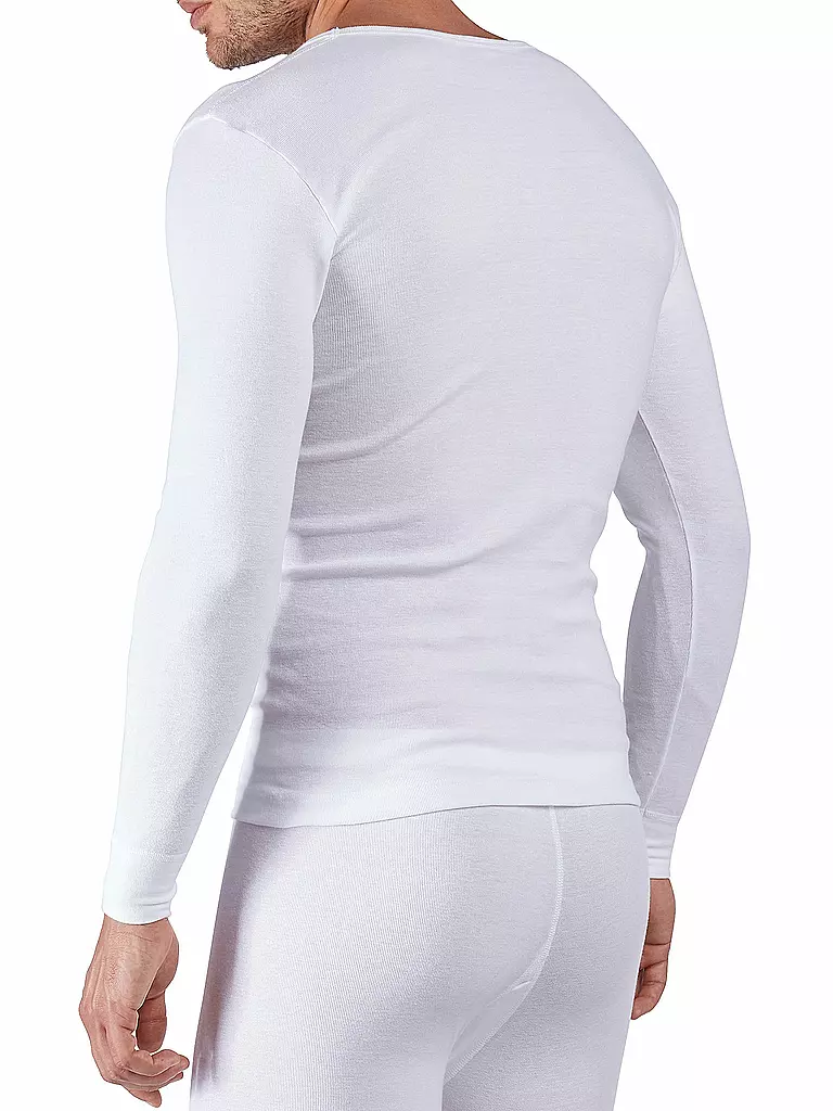 HUBER | T-shirt à manches longues "Cormort" (Blanc) | 