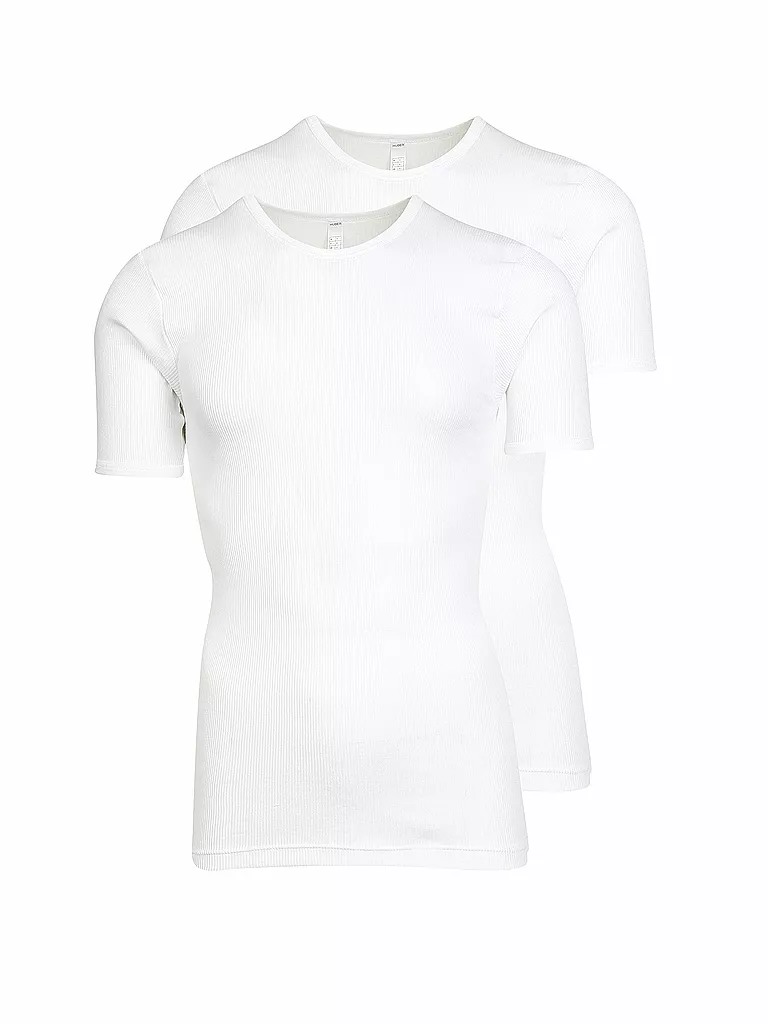 HUBER | T-shirt lot de 2 | weiss