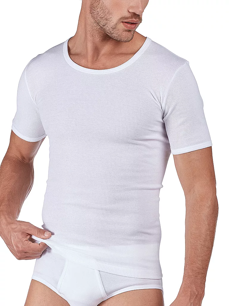 HUBER | T-shirt lot de 2 | weiss