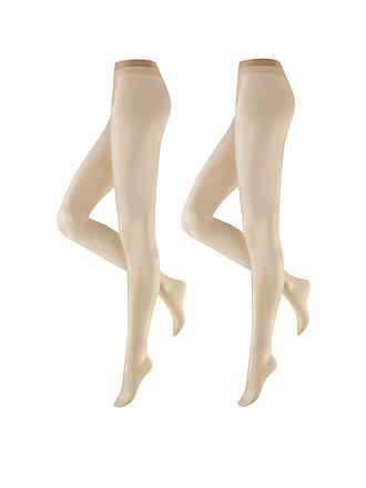 HUDSON | Feinstrumpfhose SIMPLY SHINE 15, paquet de 2, couleur peau