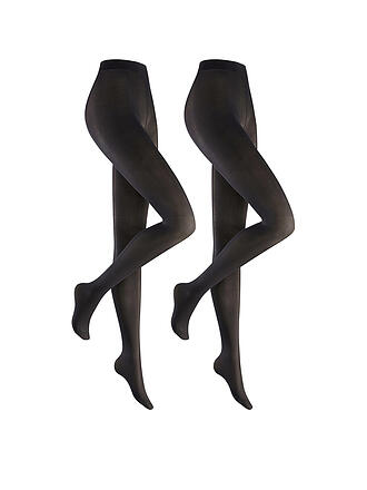 HUDSON | Collant fin SIMPLY 40 lot de 2 noir