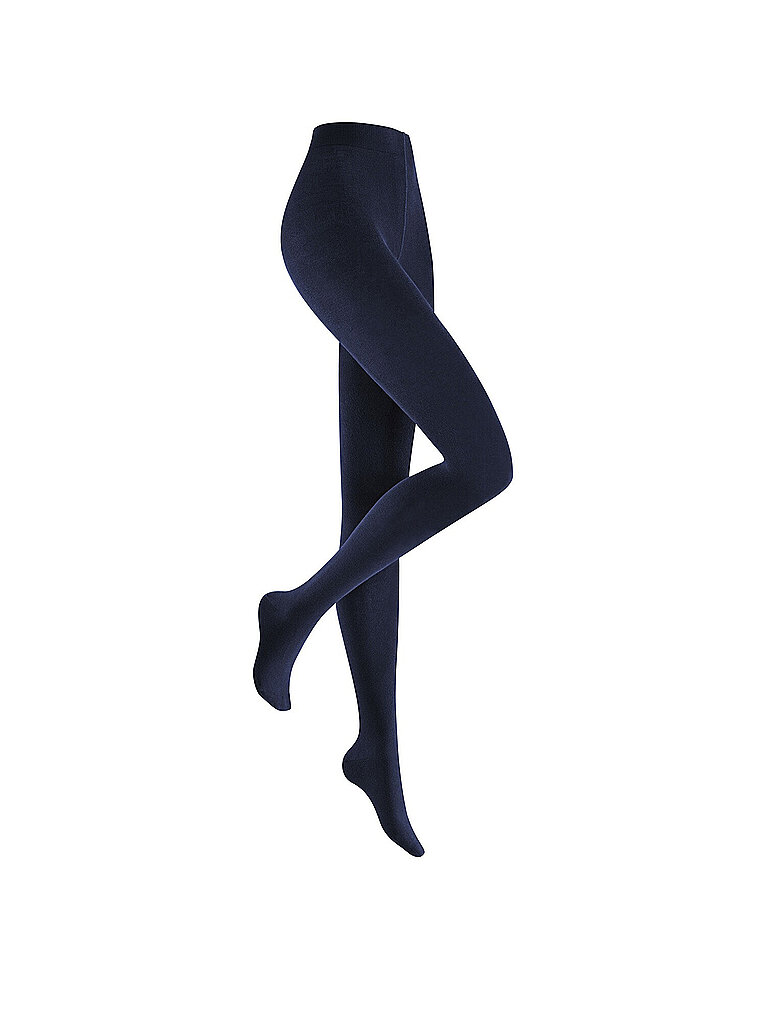 Collant en maille RELAX FINE marine bleu L