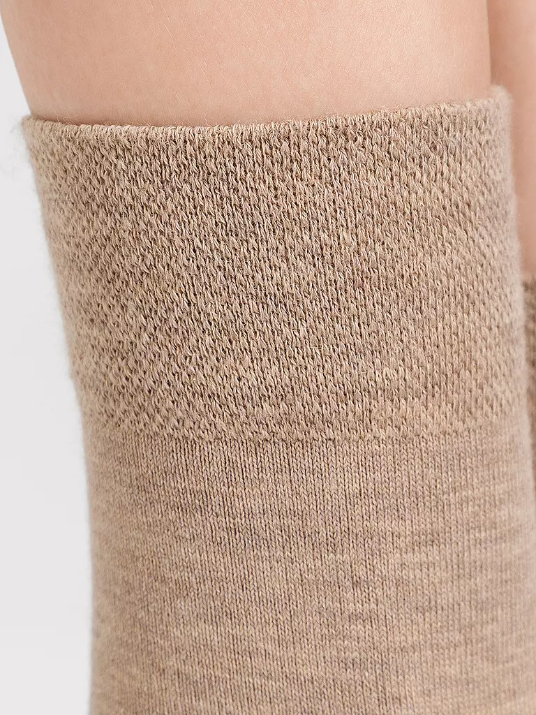 HUDSON | Chaussettes beige chiné | 