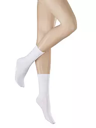 HUDSON | Chaussettes bibermele | Blanc