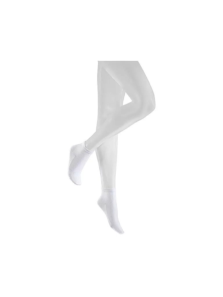 HUDSON | Chaussettes courtes blanches | Blanc