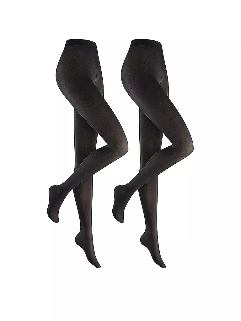 HUDSON | Collant fin SIMPLY 40 lot de 2 noir | Noir