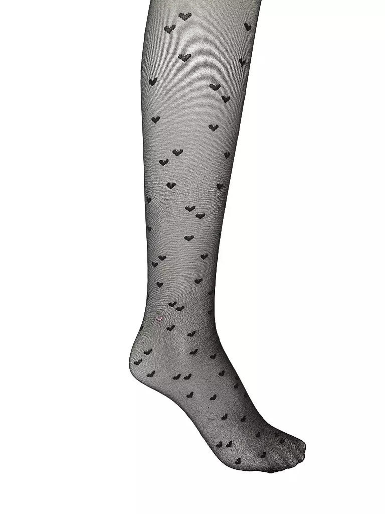 HUDSON | Collant mode LOVE | schwarz